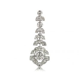 Art Deco Drop Earring 10968 Front