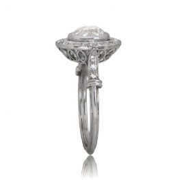 OMC Engagement Ring with Diamond Halo