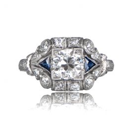 TV 11701B Diamond and Sapphire Ring