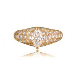 Front Angle of Cartier Engagement Ring 12051