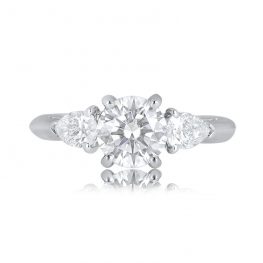 Tiffany Diamond Ring Top View