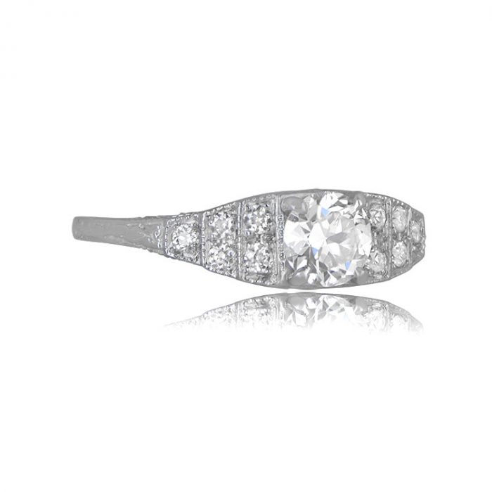 Old European Cut Diamond Engagement Ring - Groton Ring