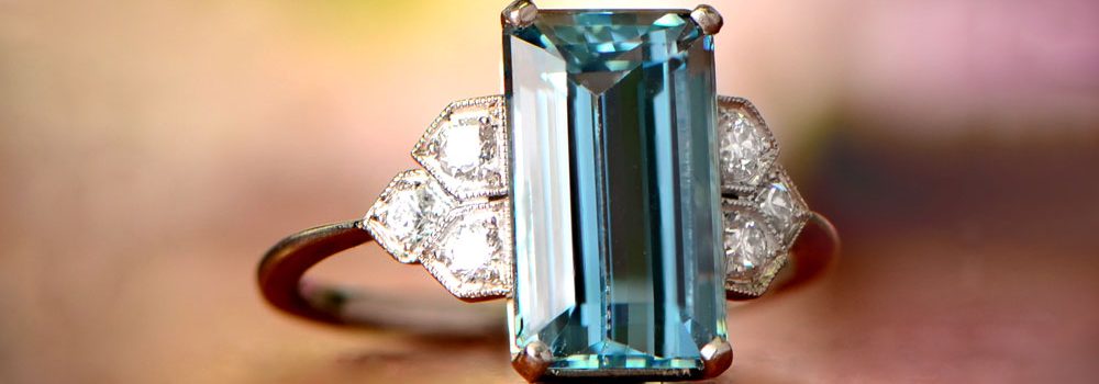 Aquamarine Rings under 5000
