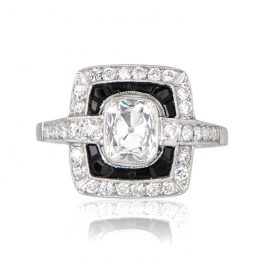 1.01ct Antique Cushion Cut Diamond Engagement Ring - Windham Ring 12155 TV