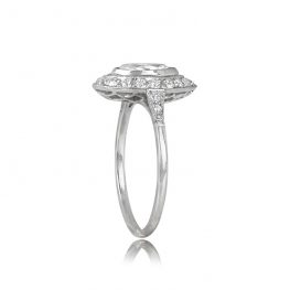 Old European Cut Diamond Halo Vintage Marquis Center Stone Ring 12188_TSV