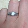 Platinum Diamond Engagement Ring Circa 1930 12327 F2