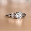 Art Deco Diamond Platinum Ring Rankwell Ring Artistic