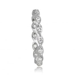 Antique Diamond and Platinum Eternity Band - Albans Band 12346 TSV