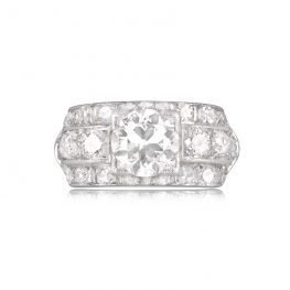 Mid-Century 1.06-carat vintage diamond engagement ring Evanston TV 12700