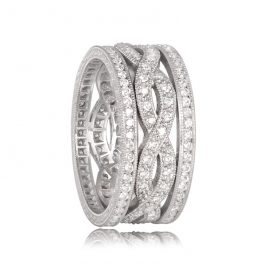 12757 Abbey Infinity Wedding Band TSV