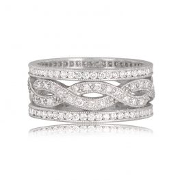 Abbey Infinity Band Top View