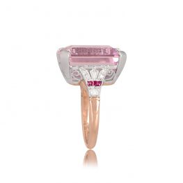 TSV 12794 Kunzite and Diamond Ring