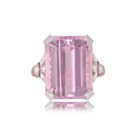 Main 12794 Kunzite and Diamond Ring