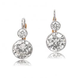 Old European Cut Diamond Earrings Hutton Earrings