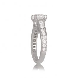 12848 Cartier Diamond Ring Side View