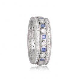 12897 Albian Wedding Band Side View