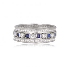 Albian Diamond Wedding 12897 Band Top View