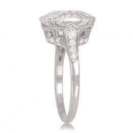 Wilmot 6 carat antique Cushion Cut Diamond Ring TSV