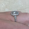 Platinum and 1.07ct Antique Cushion Cut Ring - Tuena Ring