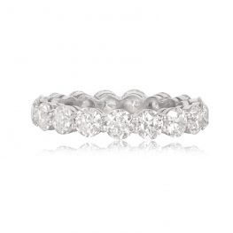 Old European Cut diamond Eternity Band Villanova Band