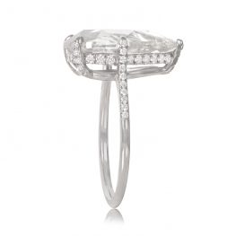 Platinum Micro-Pave and Rose-Cut Diamond Ring Norristown Ring 13073