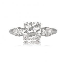 Platinum 1.15ct Box Prongs Diamond Ring - Hornsby Ring