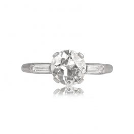 1.51ct Old European Cut Diamond Engagement Ring Charleston Ring 13443_TV