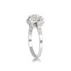 White Gold and Diamond Engagement Ring - Metz Ring