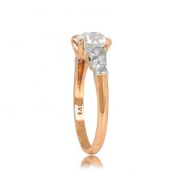 Old European Cut Diamond Retro Ring - Mildred Ring