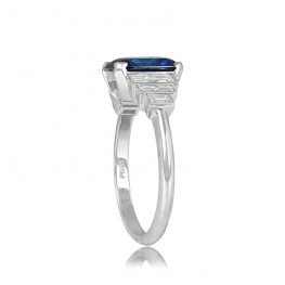 Baguette Cut Diamond Engagement Ring Atlantic Ring 13551_TSV