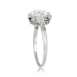 Crown Style Diamond Solitaire Engagement Ring - Archway Ring 13621 TSV
