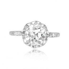 2.27ct Old European Cut Diamond Ring - Archway Ring 13621 TV