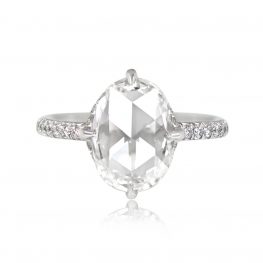 2.34ct Rose Cut Diamond Solitaire Ring - Calabria Ring 13624 TV