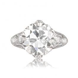 4 Carat Vintage Ring Art Deco Style 1628 TV