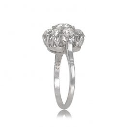 Edwardian Era Cluster Diamond Engagement Ring Circa 1915 Russellville Ring 13683_TSV