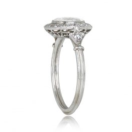 Rose Cut Diamond Platinum Ring - Finchley Ring 13757 TSV