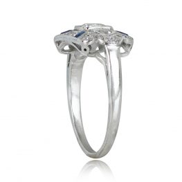 0.25ct Old European Cut Diamond and Platinum Ring - Fairbank Ring 13817 TSV