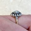 Antique Cluster Ring Dresden Ring. Circa 1800 F4