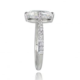 Rose Cut Diamond Solitaire Engagement Ring - Bridgewater Ring 13880 TSV
