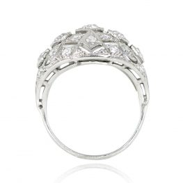 Edwardian Old Mine Diamond Engagement Ring - Media Ring 13944 SV