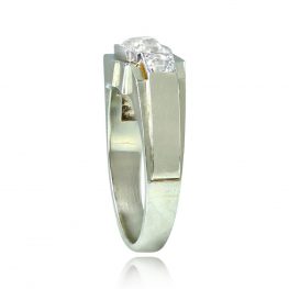 Antique Cushion and Old Mine Cut Diamond Ring - Melbourne Ring 14002 TSV