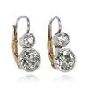 2.35ct Old European Cut Diamond Earrings - Belsize Earrings 14131 TSV