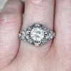 1.48ct Prong Set Old European Cut Diamond Engagement Ring Circa 1915 14139-F2