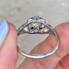 Platinum Mounting Art Deco Engagement Ring 14146 F6