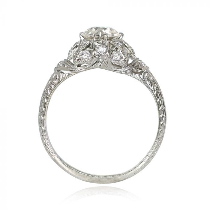 Prong Set 1.25ct Old European Cut Diamond Engagement Ring Circa 1920 14146-SV-1000PX