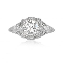 Antique Old European Cut Diamond Engagement Ring Circa 1930 14146-TV-1000PX