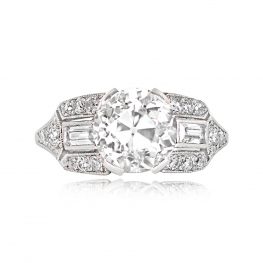 2.26ct Old European Cut Diamond Ring - Lienz Ring 14150 TV