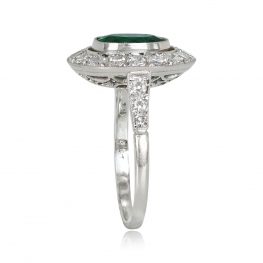 Diamond Accented Mounting And Oval Halo Engagement 14182-TSV-1000PX