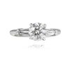 1.29ct Round Brilliant Cut Diamond Tiffany Engagement Ring - 14185 TV