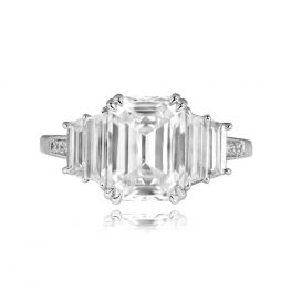 2.50 Carat Diamond Ring Piccadilly Ring Top View